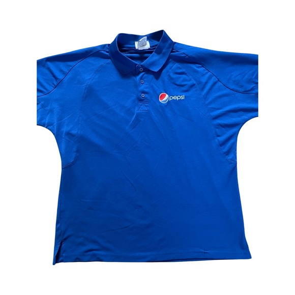 WearGuard Embroidered Pepsi Logo Blue Polo Work Shirt - Size Large, NWOT - Picture 4 of 5